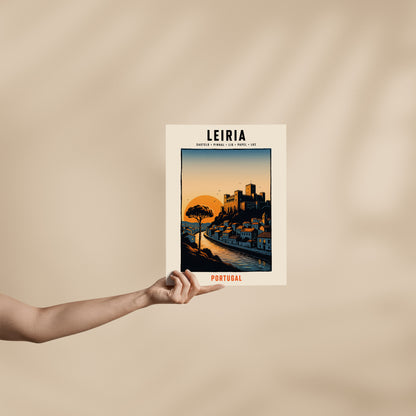 Poster Leiria format 30x40 cm affiche portugaise TifoArt