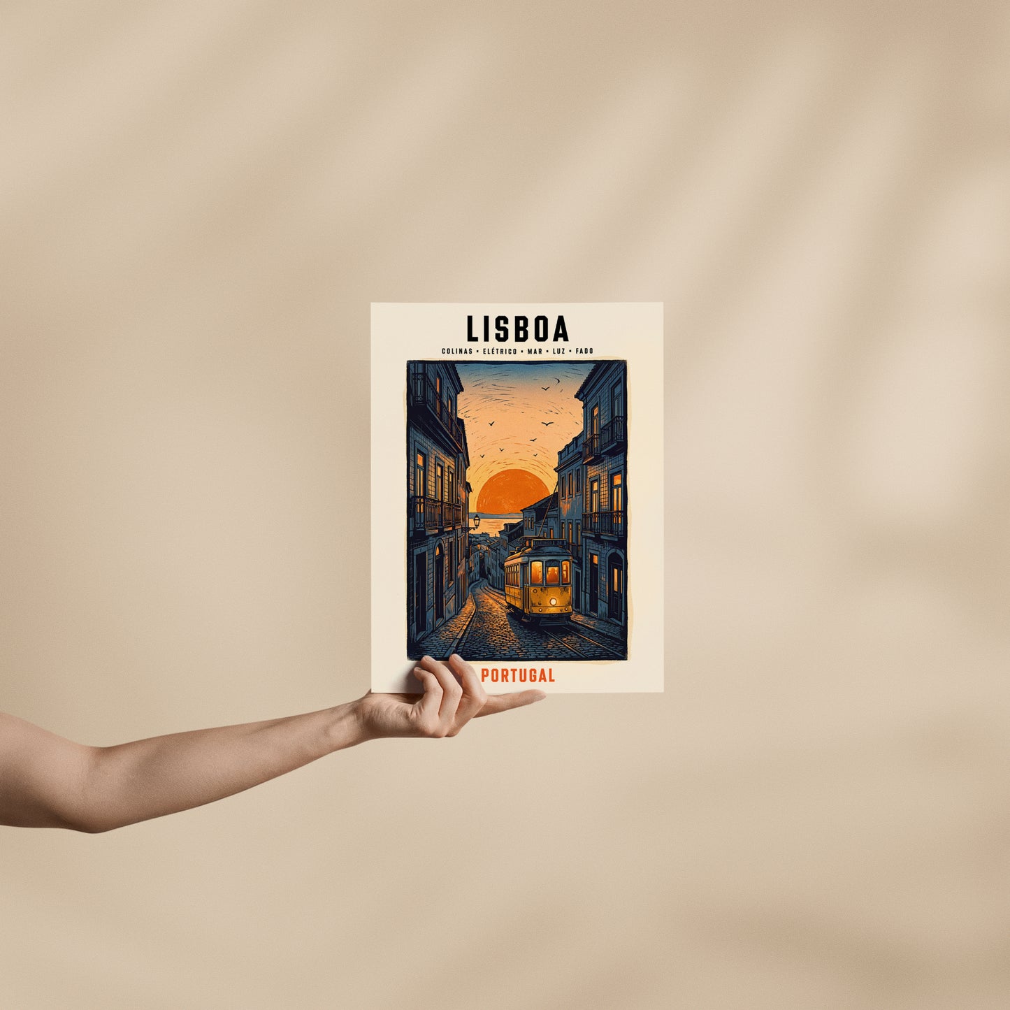 Poster Lisboa Elétrico 28 format 30x40 cm affiche portugaise TifoArt