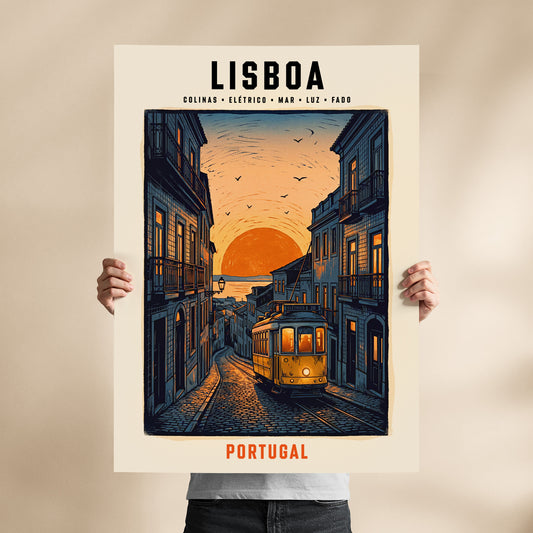 Poster Lisboa Elétrico 28 format 70x100 cm affiche portugaise TifoArt