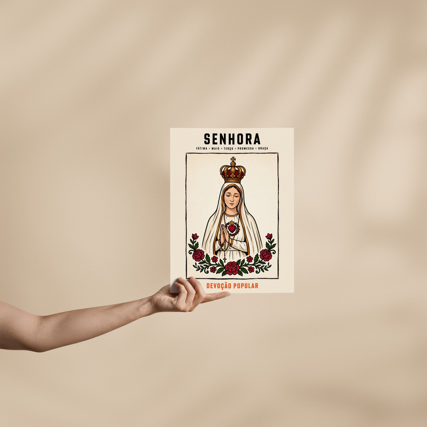 Poster Senhora de Fátima format 30x40 cm affiche portugaise TifoArt