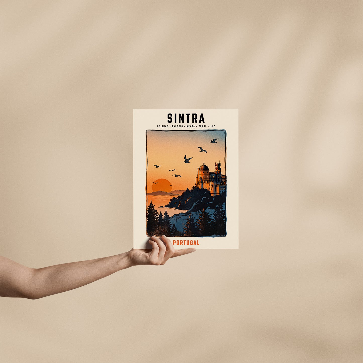 Poster Sintra Palácio da Pena format 30x40 cm affiche portugaise TifoArt