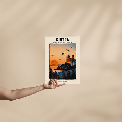 Poster Sintra Palácio da Pena format 30x40 cm affiche portugaise TifoArt
