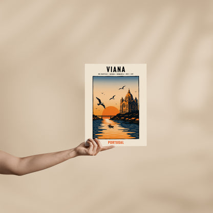 Poster Viana format 30x40 cm affiche portugaise TifoArt