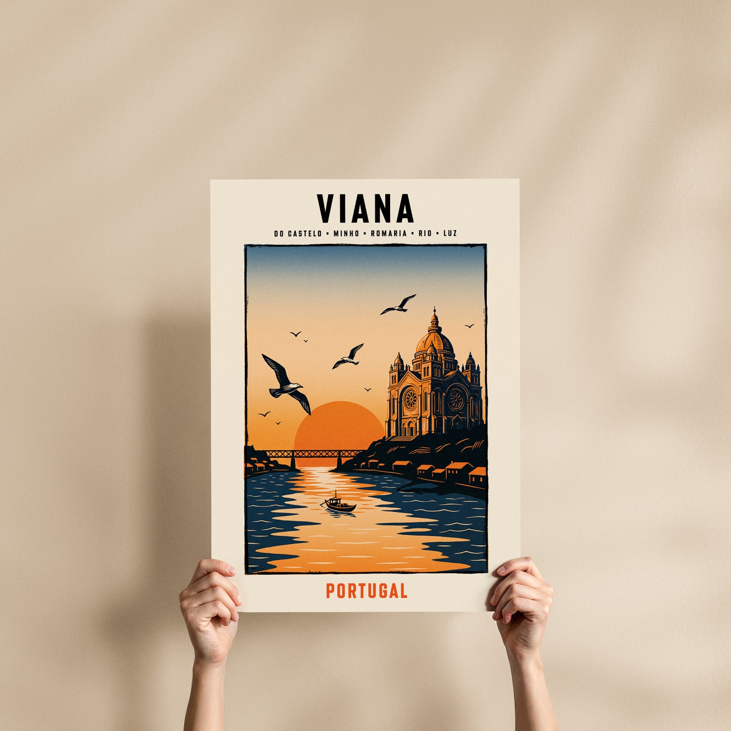 Poster Viana format 50x70 cm affiche portugaise TifoArt