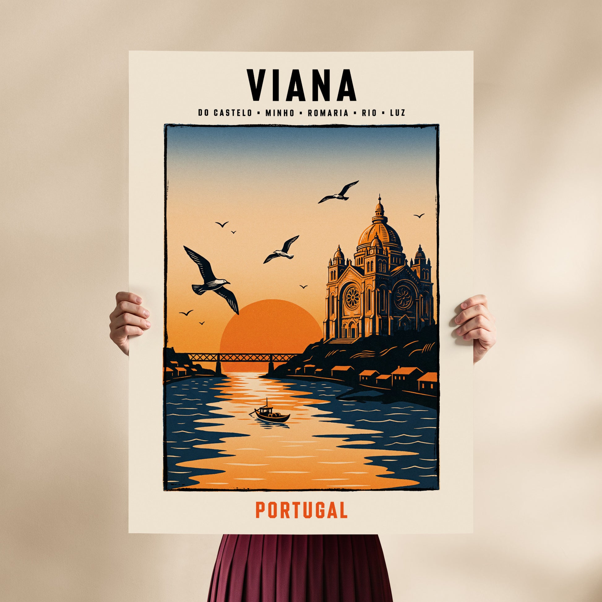 Poster Viana format 70x100 cm affiche portugaise TifoArt