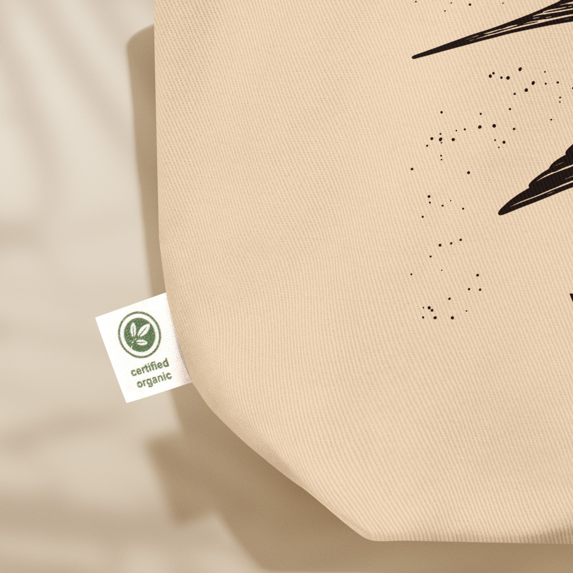 Label coton bio certifié GOTS OEKO-TEX vegan PETA sac Luso Livre TifoArt