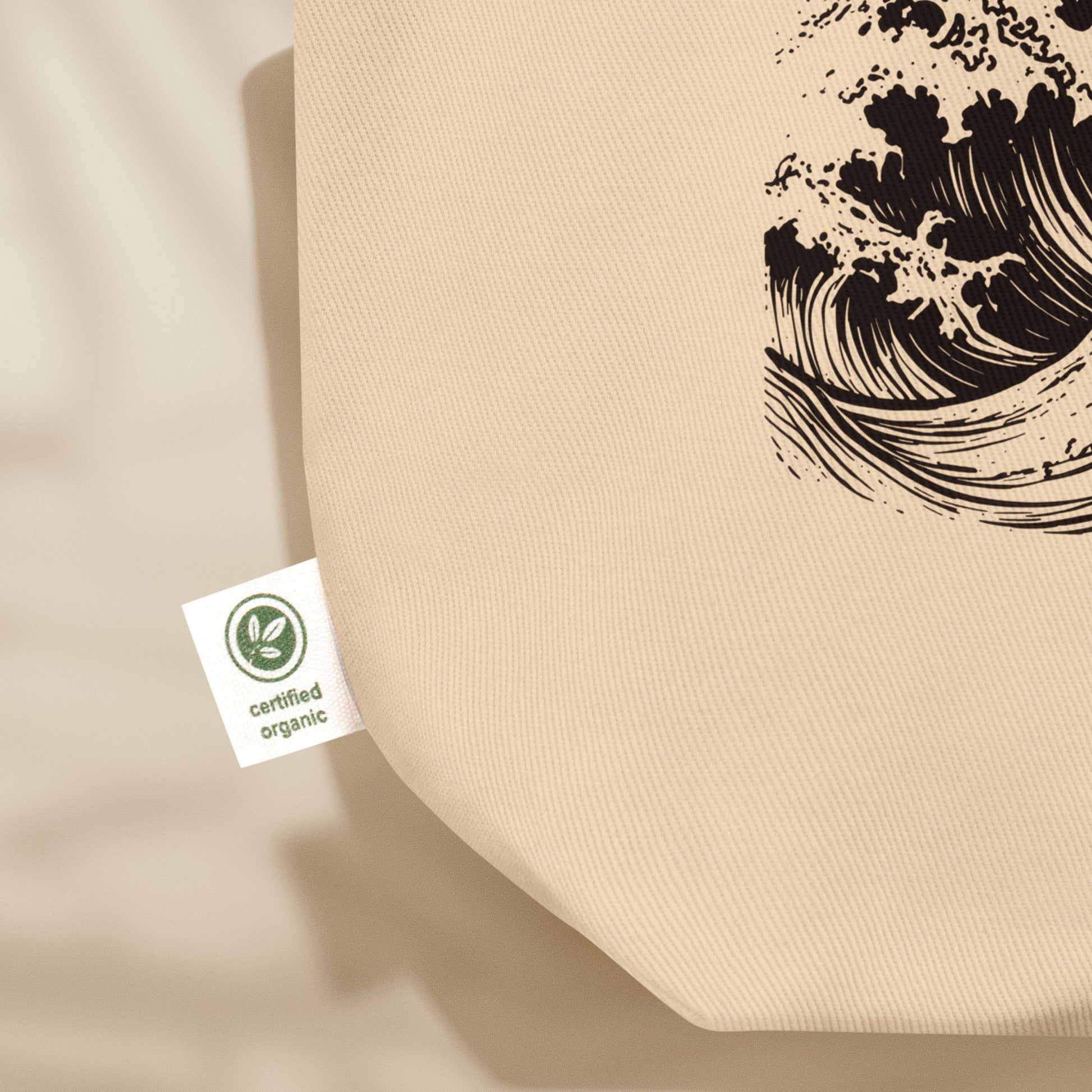 Label coton bio certifié GOTS OEKO-TEX vegan PETA sac Luso Onda TifoArt