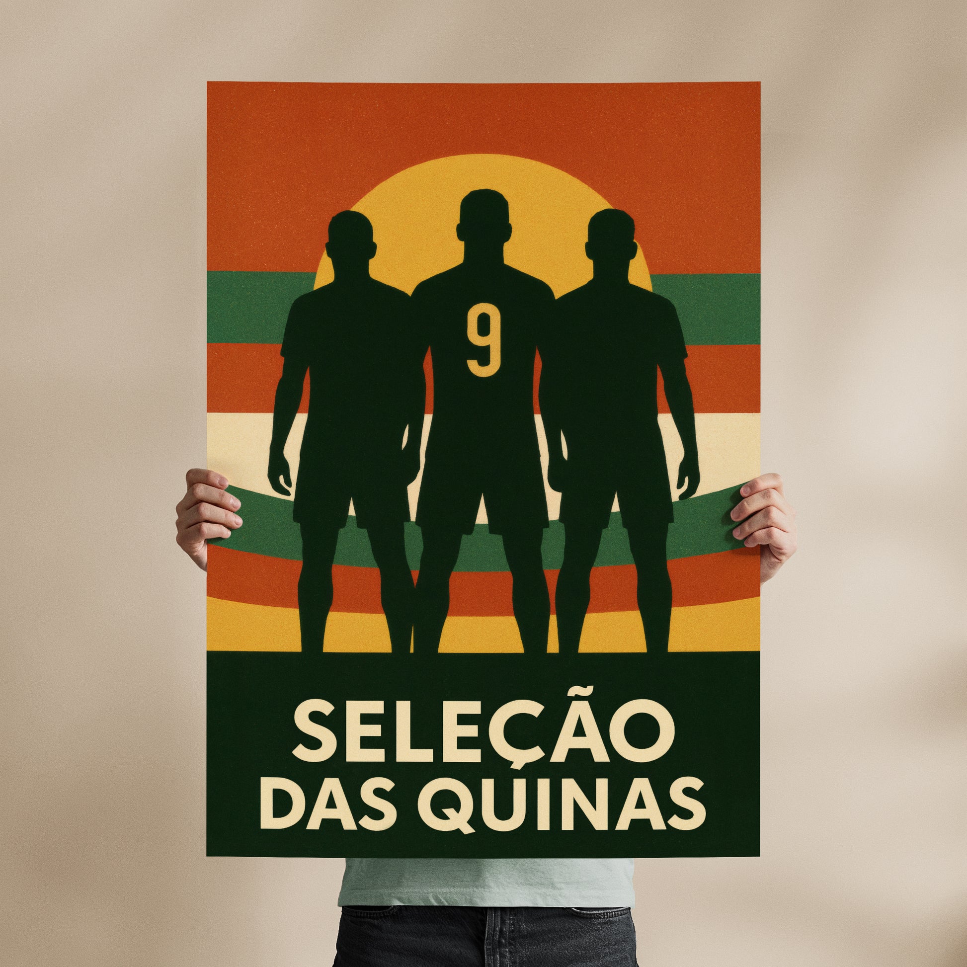 Poster “Seleção das Quinas” - vêtement culture portugaise - Tifoart