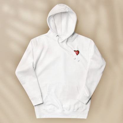Embroidered “21” hoodie