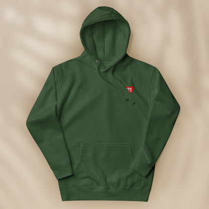 Embroidered “21” hoodie