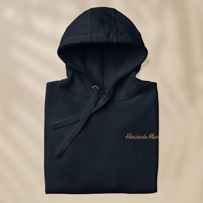 Embroidered hoodie “Heróis do Mar”