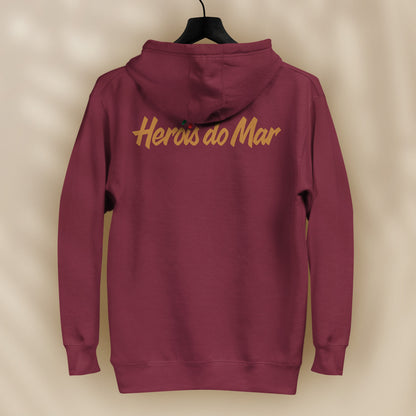 “Heróis do Mar” hooded sweatshirt