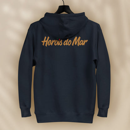 “Heróis do Mar” hooded sweatshirt