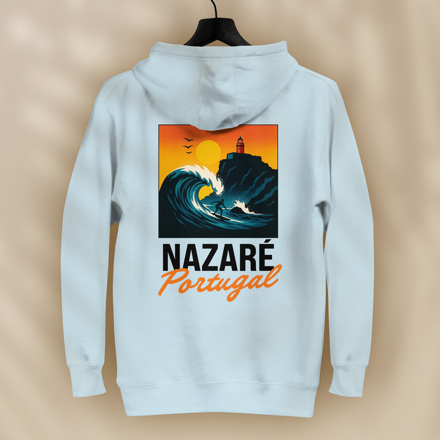 Sweat capuche “Nazaré” - vêtement culture portugaise - Tifoart