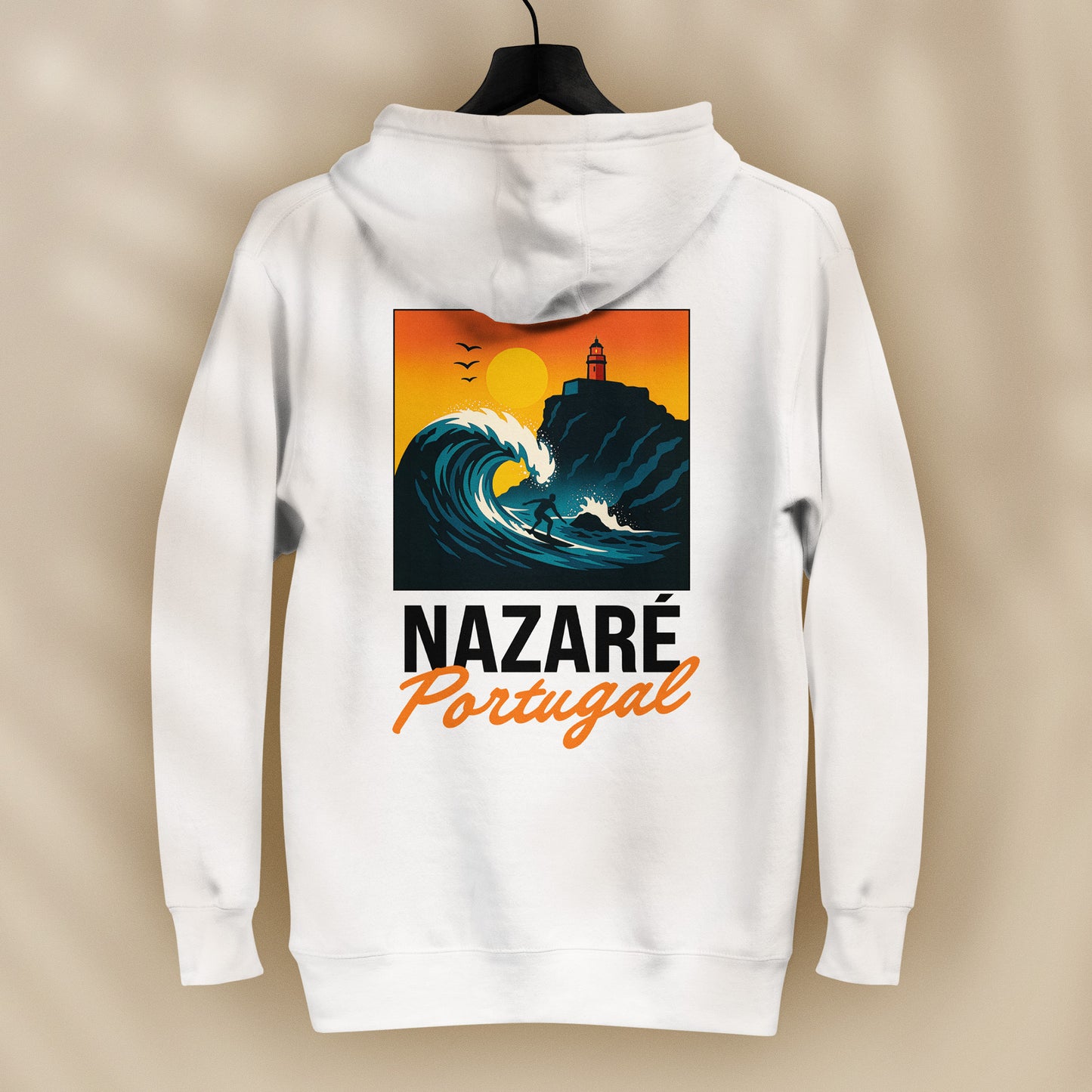 Sweat capuche “Nazaré” - vêtement culture portugaise - Tifoart