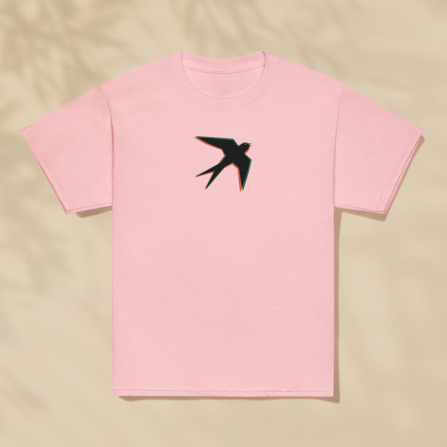 T-shirt enfant Andorinha Hirondelle Portugal imprimé sur la poitrine, série Símbolos TifoArt