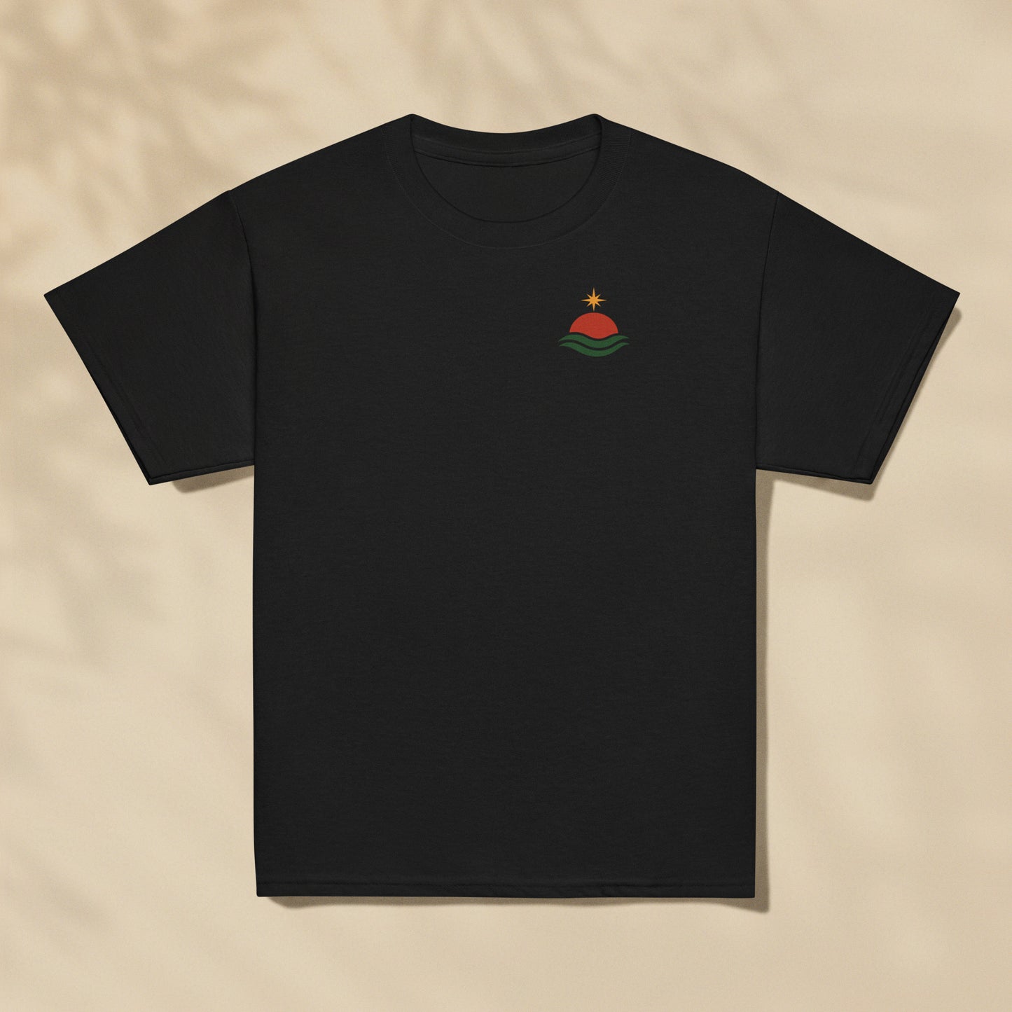T-shirt enfant Soleil du large Portugal imprimé sur la poitrine, série Aventures Maritimes TifoArt