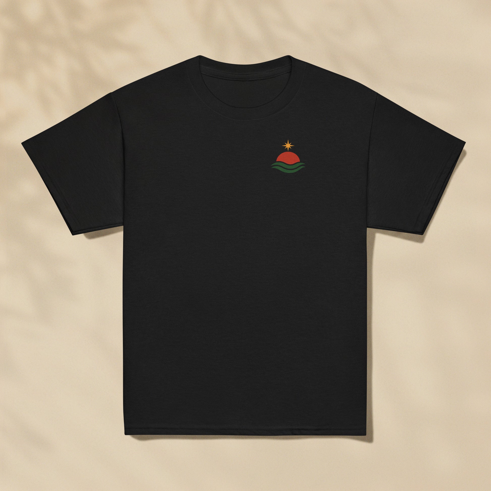 T-shirt enfant Soleil du large Portugal imprimé sur la poitrine, série Aventures Maritimes TifoArt