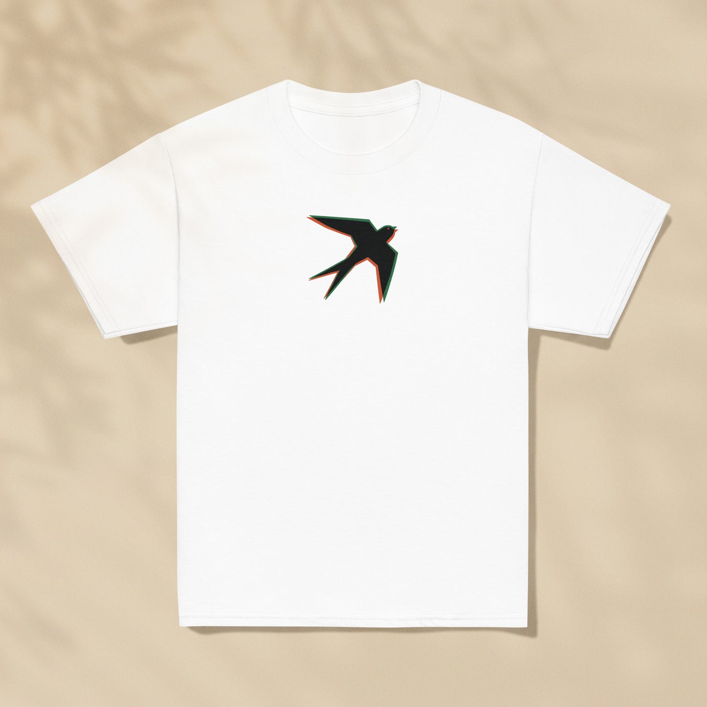 T-shirt enfant Andorinha Hirondelle Portugal imprimé sur la poitrine, série Símbolos TifoArt