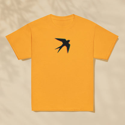 T-shirt enfant Andorinha Hirondelle Portugal imprimé sur la poitrine, série Símbolos TifoArt