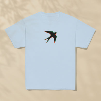 T-shirt enfant Andorinha Hirondelle Portugal imprimé sur la poitrine, série Símbolos TifoArt