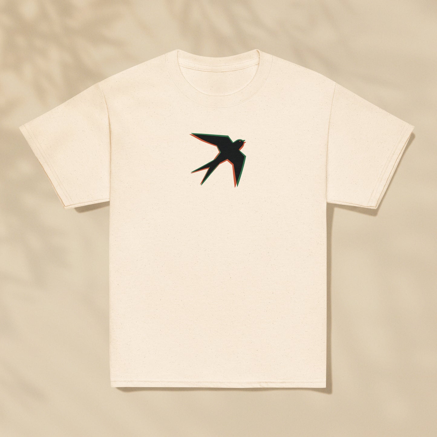 T-shirt enfant Andorinha Hirondelle Portugal imprimé sur la poitrine, série Símbolos TifoArt