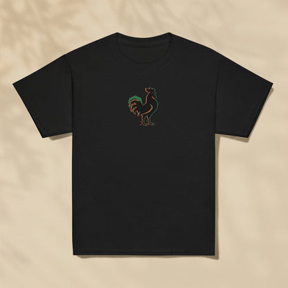 T-shirt enfant Galo Coq de Barcelos imprimé sur la poitrine, série Símbolos TifoArt