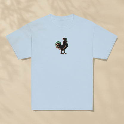 T-shirt enfant Galo Coq de Barcelos imprimé sur la poitrine, série Símbolos TifoArt