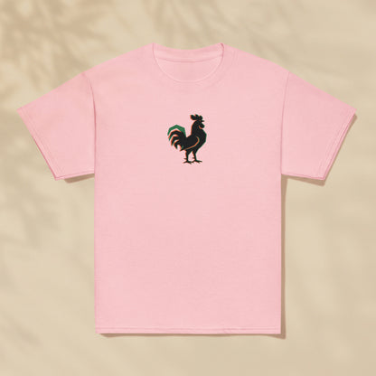 T-shirt enfant Galo Coq de Barcelos imprimé sur la poitrine, série Símbolos TifoArt