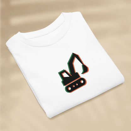 T-shirt enfant La Pelleteuse Engins Portugal, série Símbolos Engins TifoArt