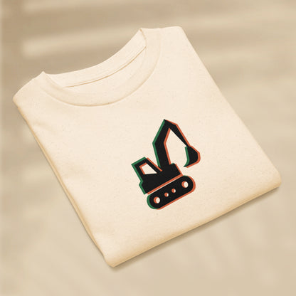 T-shirt enfant La Pelleteuse Engins Portugal, série Símbolos Engins TifoArt
