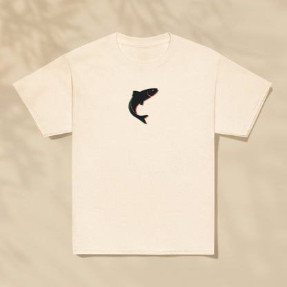 T-shirt enfant Sardinha Sardine Portugal imprimé sur la poitrine, série Símbolos TifoArt