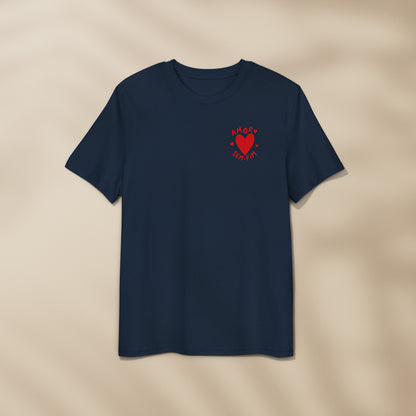 t-shirt amor sem fim navy coeur rouge tifoart
