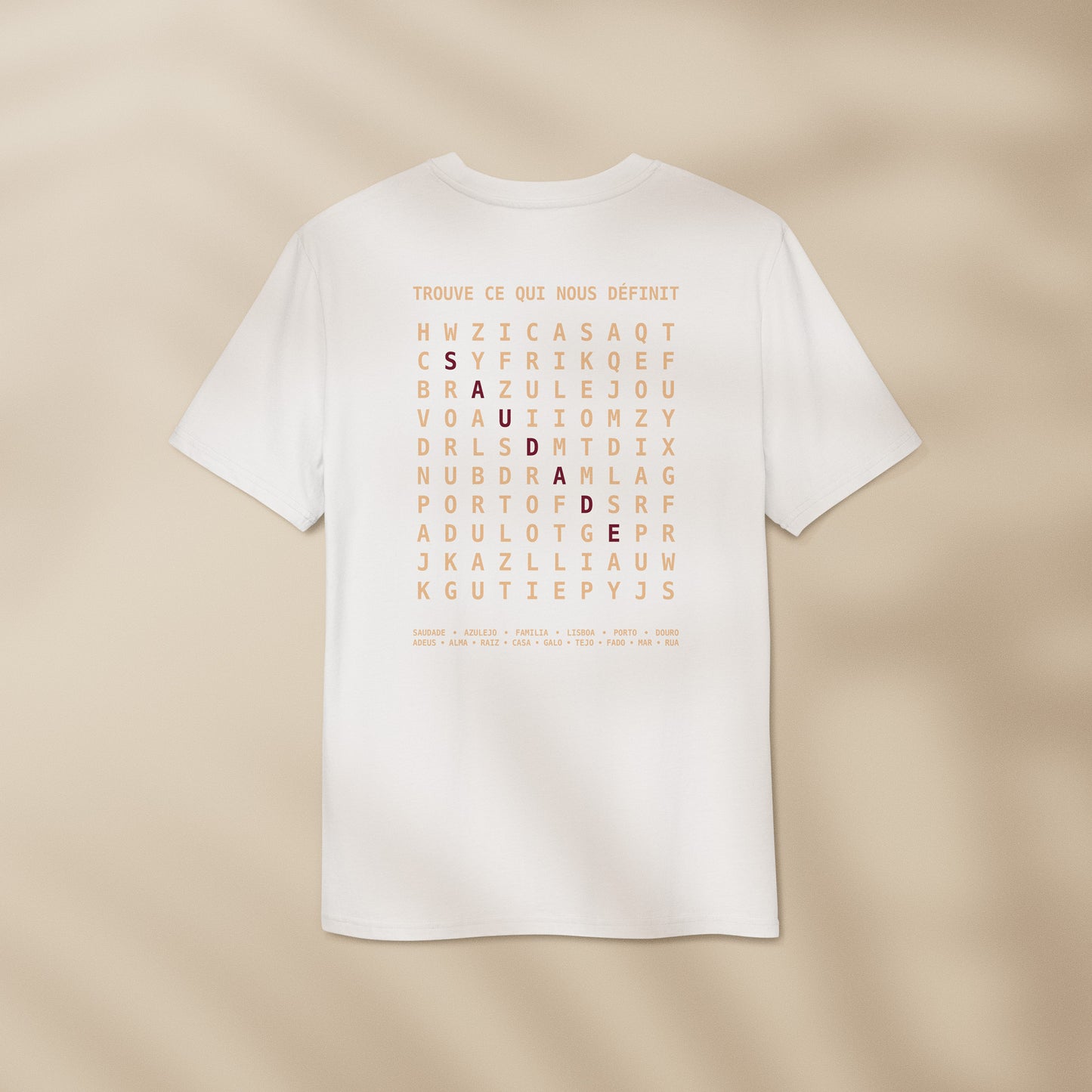 t shirt saudade portugal design graphique dos et poitrine tifoart